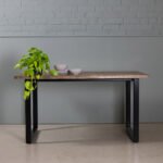 Dark Wood Dining Table, Reko - Image 4