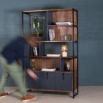 Walnut Bookcase, Hague - Image 4
