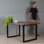 Dark Wood Dining Table, Reko - Image 3