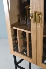 Oak Drinks Cabinet - Image 4