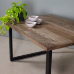 Dark Wood Dining Table, Reko - Image 2