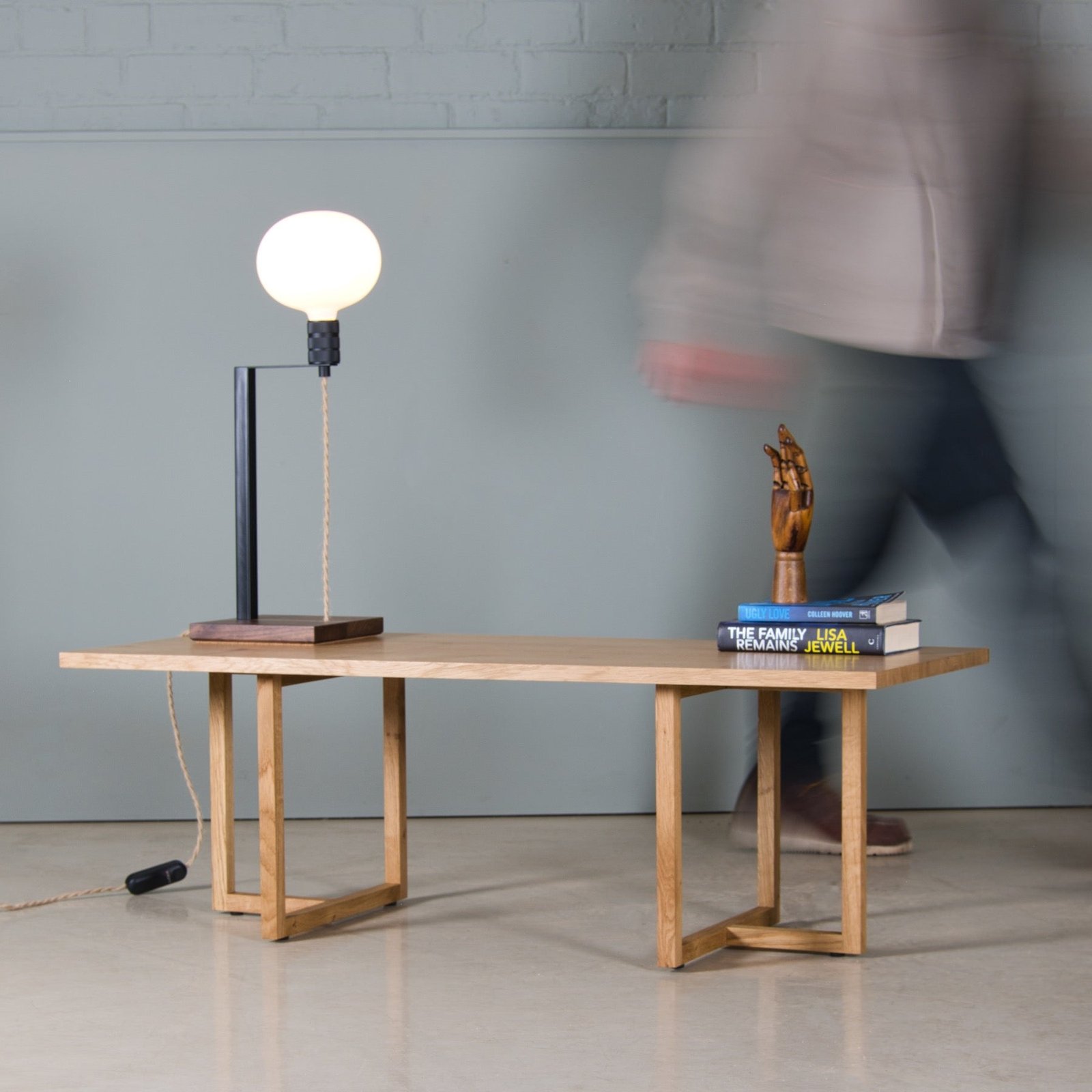 OakDiningTable_db3bcc47-a142-430d-b280-acf8fbae68e2.jpg Oak Coffee Table, Essa - Image 1