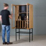 Oak Drinks Cabinet - Image 3
