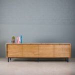 Oak TV Bench, Heko - Image 3