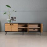 Oak TV Cabinet, Khol - Image 2