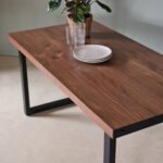Solid Walnut Dining Table, Zott - Image 3