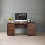 Walnut Sit-Stand Desk, Hale - Image 2