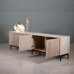 White Oak Cabinet, Fluted - Image 2