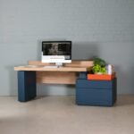 Oak Sit-Stand Desk, Raze - Image 3